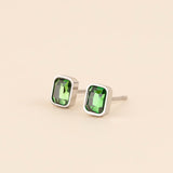 May Birthstone Stud Earrings