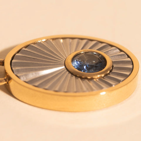 September Birthstone Necklace Charm