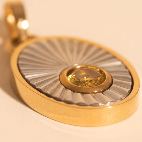 November Birthstone Necklace Charm