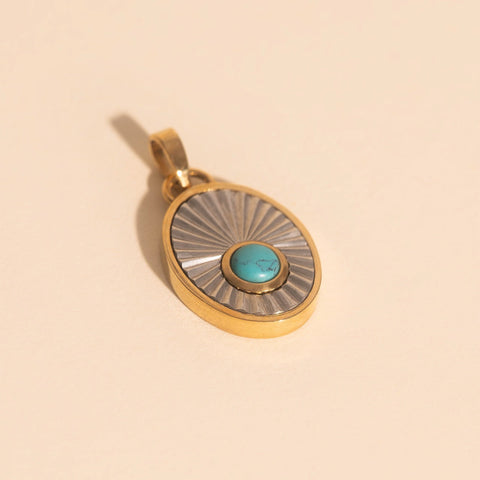 December Birthstone Necklace Charm