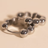 Bubble Chunky Rounded Huggie Hoop Earrings