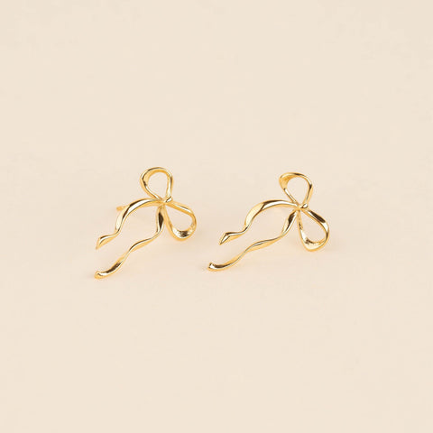 Dainty Bow Stud Earrings