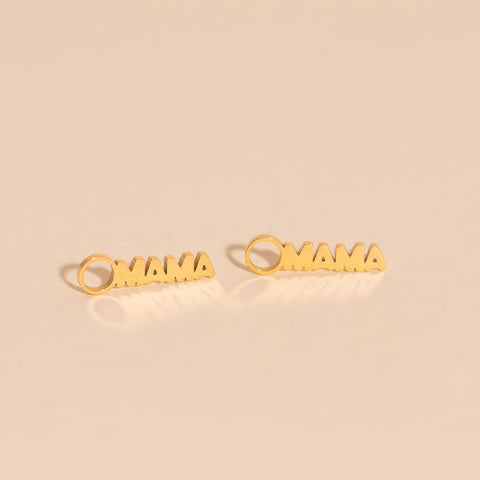 Mama Huggie Hoop Charms