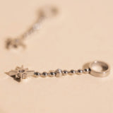 Dangle Starburst Huggie Hoop Charms