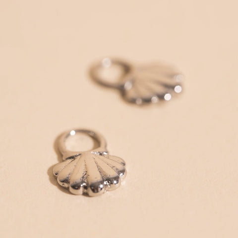 Seashell Huggie Hoop Charms