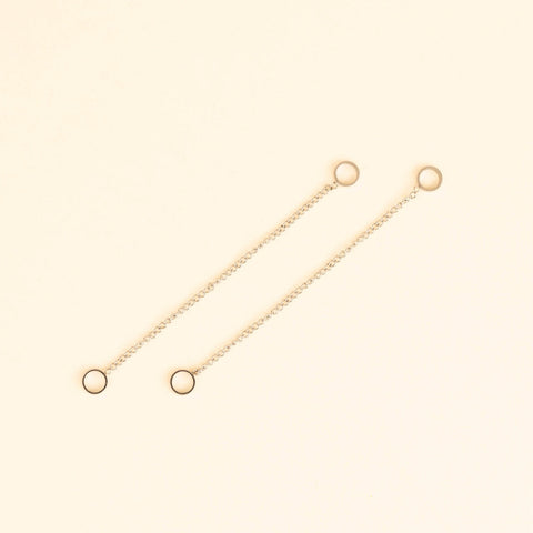 Fine Chain Huggie Hoop Chains