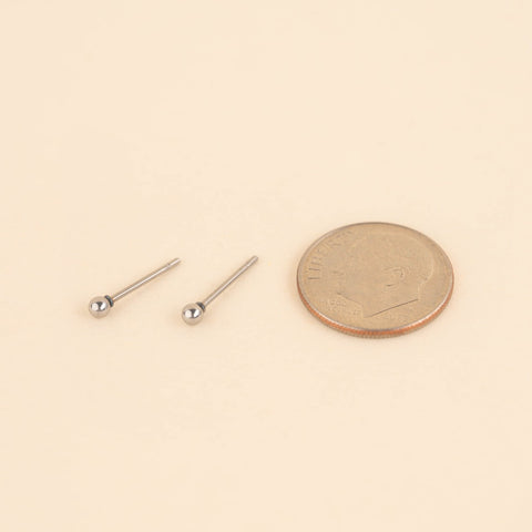 Tiny Ball Stud Earrings