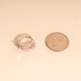 Bloom Trio 3D Huggie Hoop Earrings