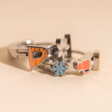 Utah 3D Huggie Hoop Earrings