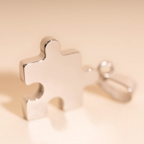 Puzzle Piece Necklace Charm