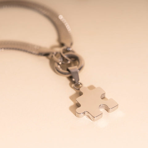 Puzzle Piece Necklace Charm