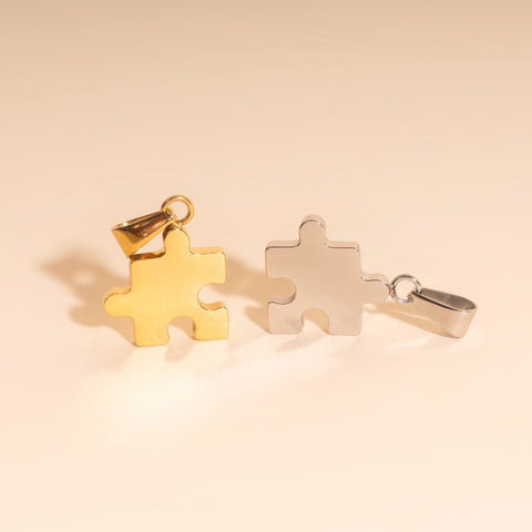 Puzzle Piece Necklace Charm