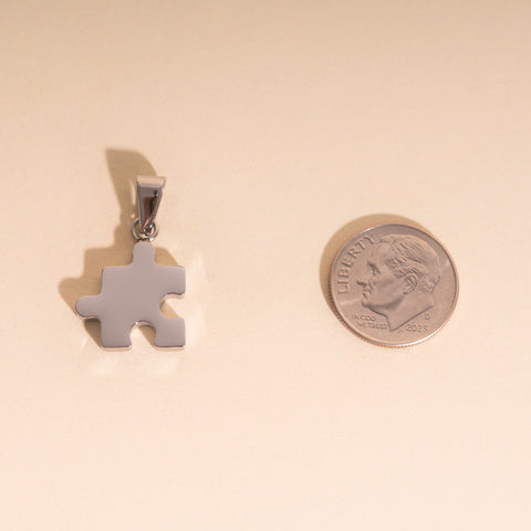 Puzzle Piece Necklace Charm