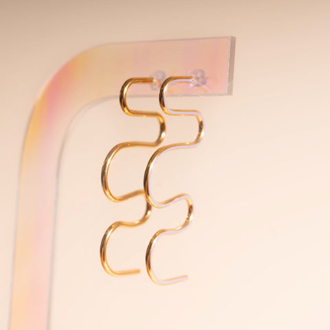 Party Ribbon Stud Earrings