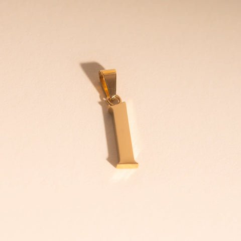 Number Necklace Charm (Single)