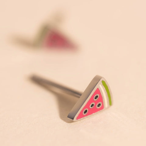 Mini Watermelon Stud Earrings