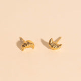 Croissant Stud Earrings