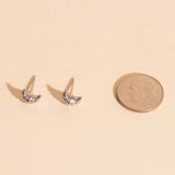 Croissant Stud Earrings