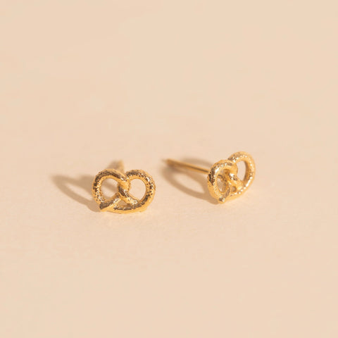 Pretzel Stud Earrings