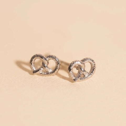 Pretzel Stud Earrings