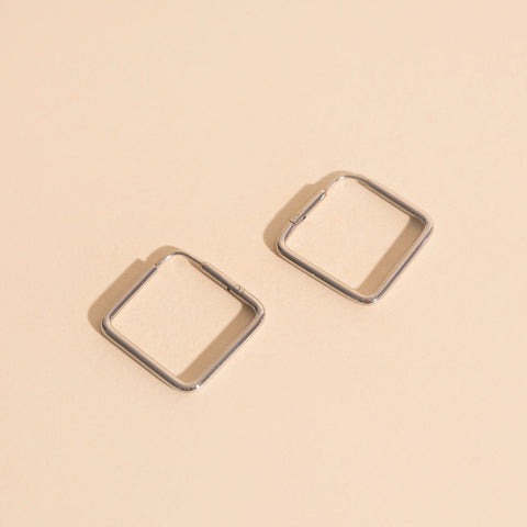 Diamond Rounded Huggie Hoop Earrings