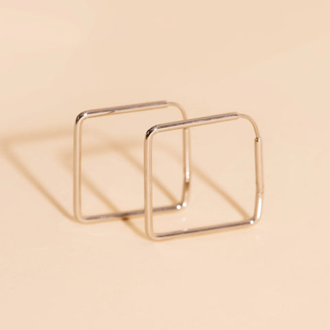 Diamond Rounded Huggie Hoop Earrings