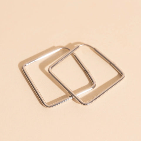 Diamond Rounded Huggie Hoop Earrings