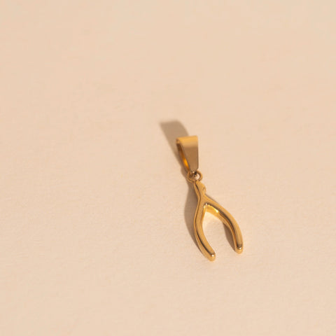 Wishbone Necklace Charm