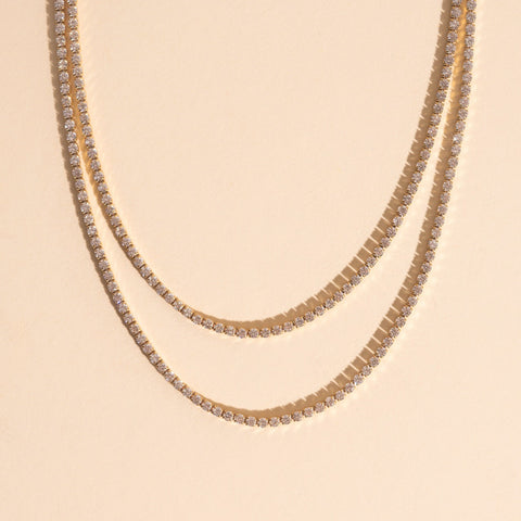 Micro Tennis Necklace