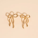 Jumbo Bow Stud Earrings