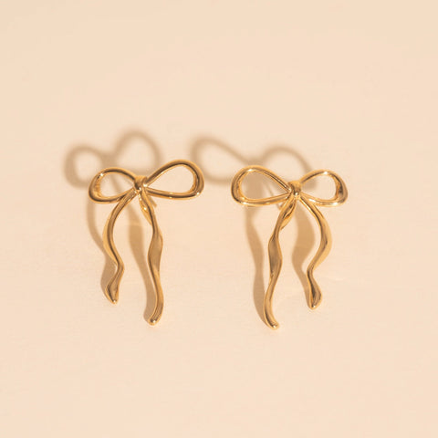 Jumbo Bow Stud Earrings