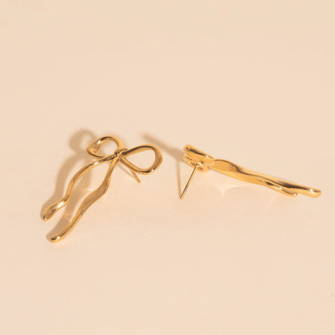 Jumbo Bow Stud Earrings