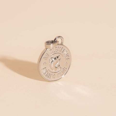Fishing Club Necklace Charm