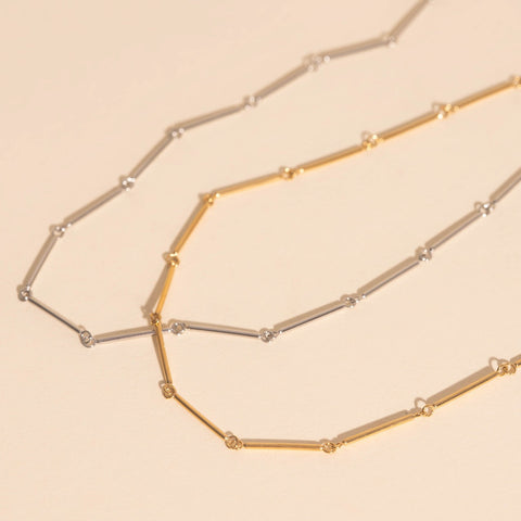 Bar Link Chain Necklace