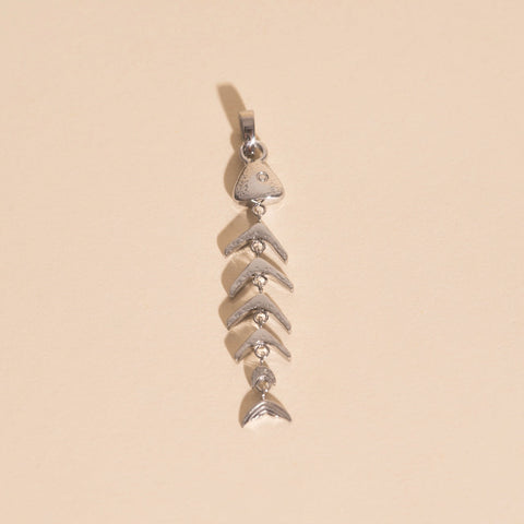 Fishbone Necklace Charm