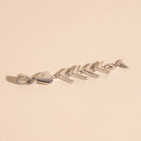 Fishbone Necklace Charm