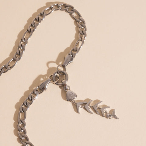 Fishbone Necklace Charm