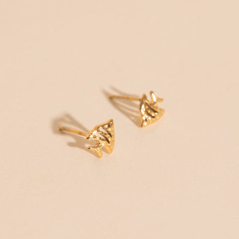Angel Fish Stud Earrings