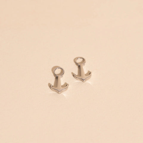 Anchors Aweigh Huggie Hoop Charms