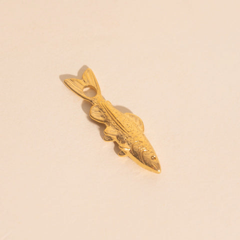 Trout Necklace Charm