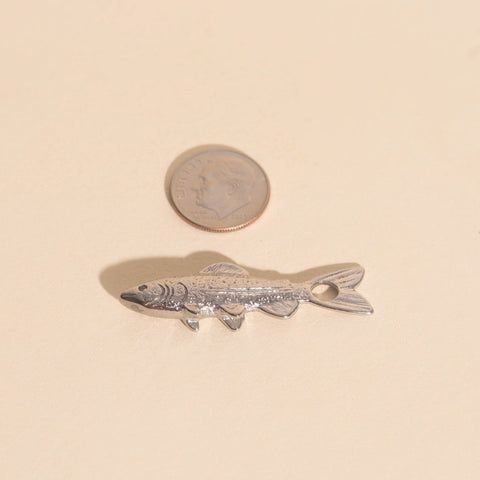 Trout Necklace Charm
