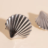 Jumbo Seashell Stud Earrings