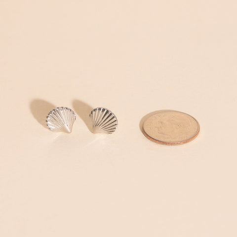 Mini Seashell Stud Earrings