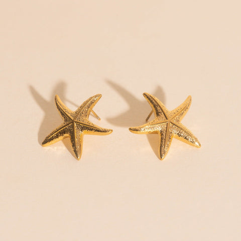 Jumbo Starfish Stud Earrings