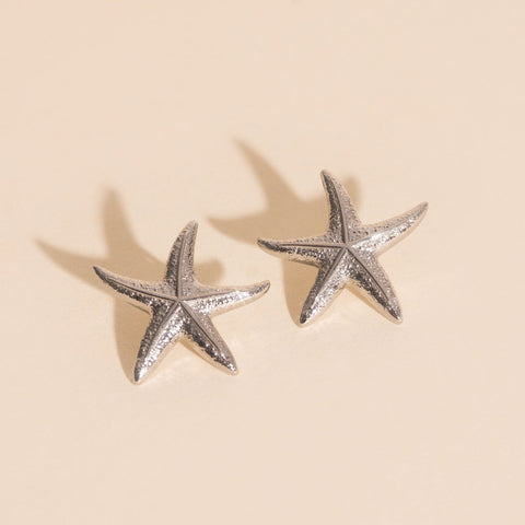 Jumbo Starfish Stud Earrings