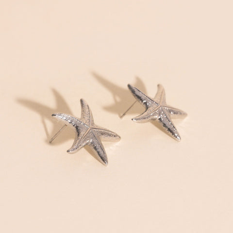 Jumbo Starfish Stud Earrings