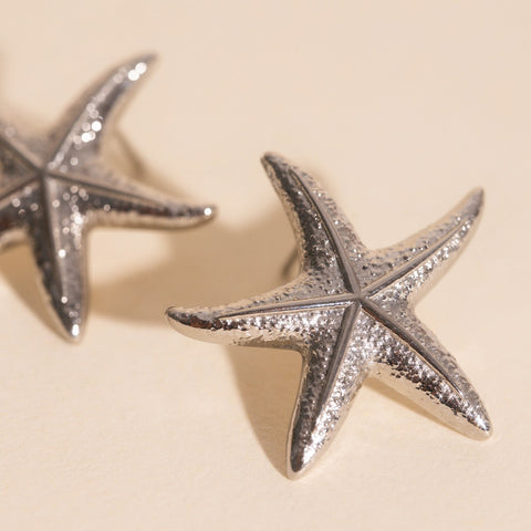Jumbo Starfish Stud Earrings