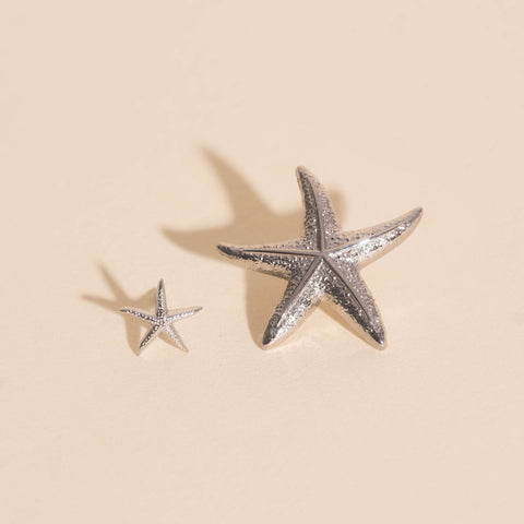 Mini Starfish Stud Earrings