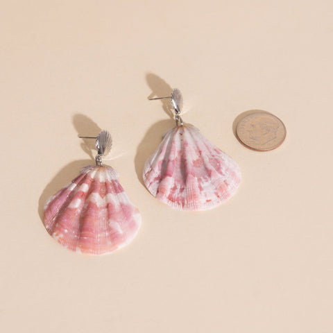 Seashell Dangle Stud Earrings