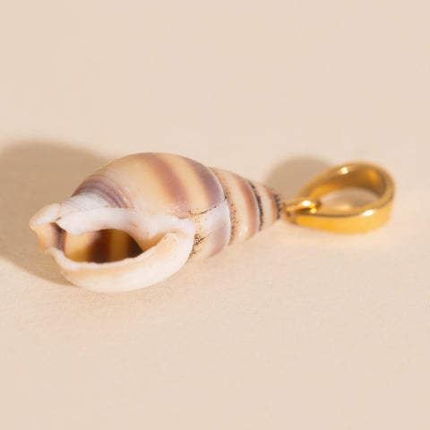 Spiral Shell Necklace Charm